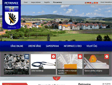 Tablet Screenshot of oupetrovice.cz
